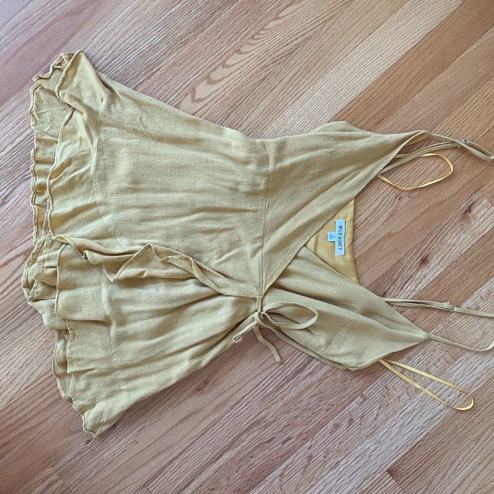 Wild Honey Yellow Romper